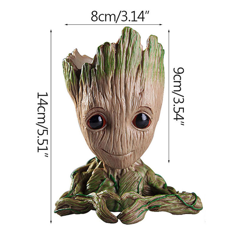 Miniatura: Miniatura de Groot para decoração de casa, artesanato, escritório, mesa, desenho
