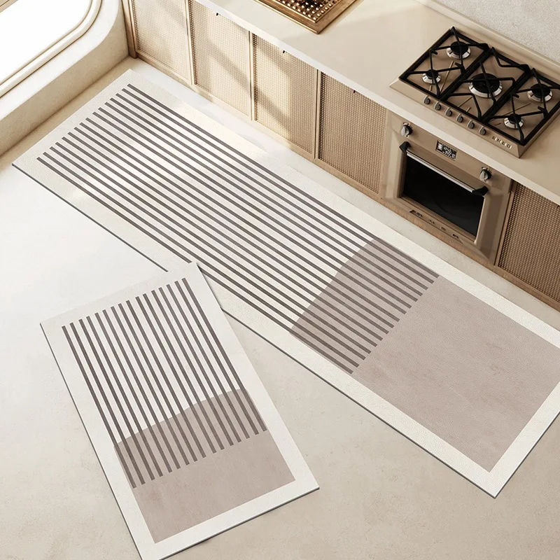 Miniatura: Tapete de cozinha superabsorvente, longo, de diatomita, macio e lavável.