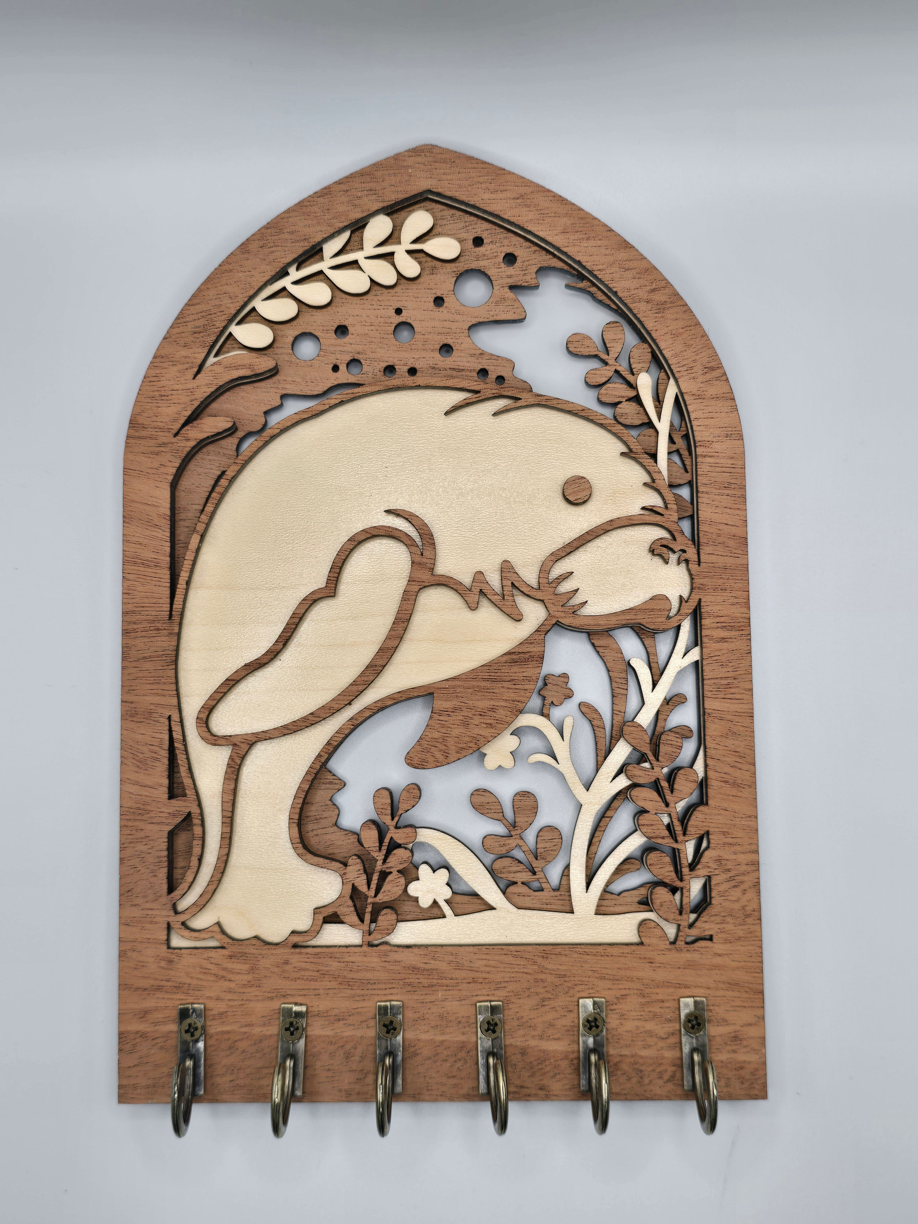 Manatee Wall key chain holder