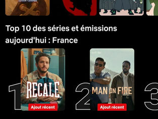 La série Netflix Recalé ou vous pouvez retrouver notre acteur Julien dans le super rôle de Kylian est classée N°1 en France et N°7 dans le monde