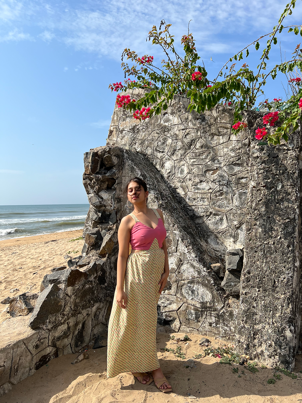 Floral print maxi dress