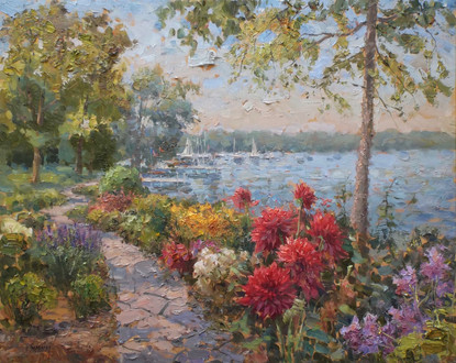 'Shore Path, Lake Geneva'