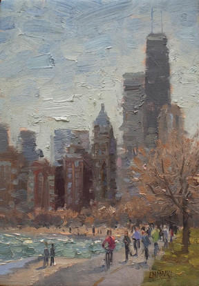 'Lakefront in Early Spring'
