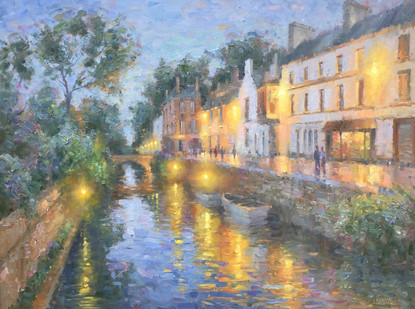 'Pont Aven at Night'