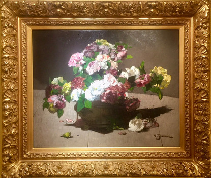 'Still-Life of Roses and Peonies'