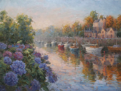 'Pont Aven Autumn Morning'