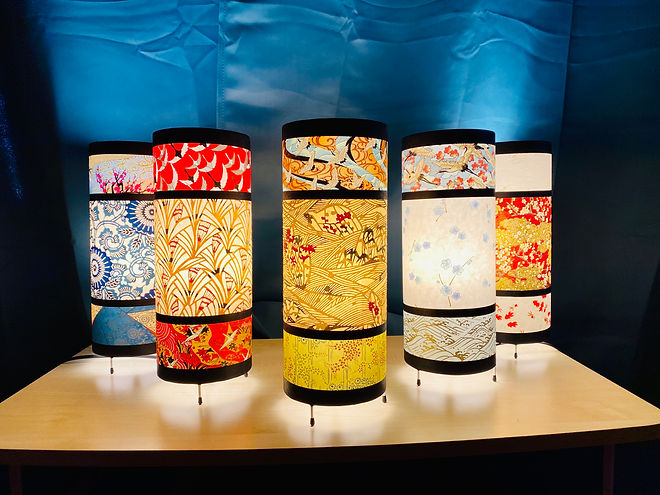 Lampes rondes japonaises
