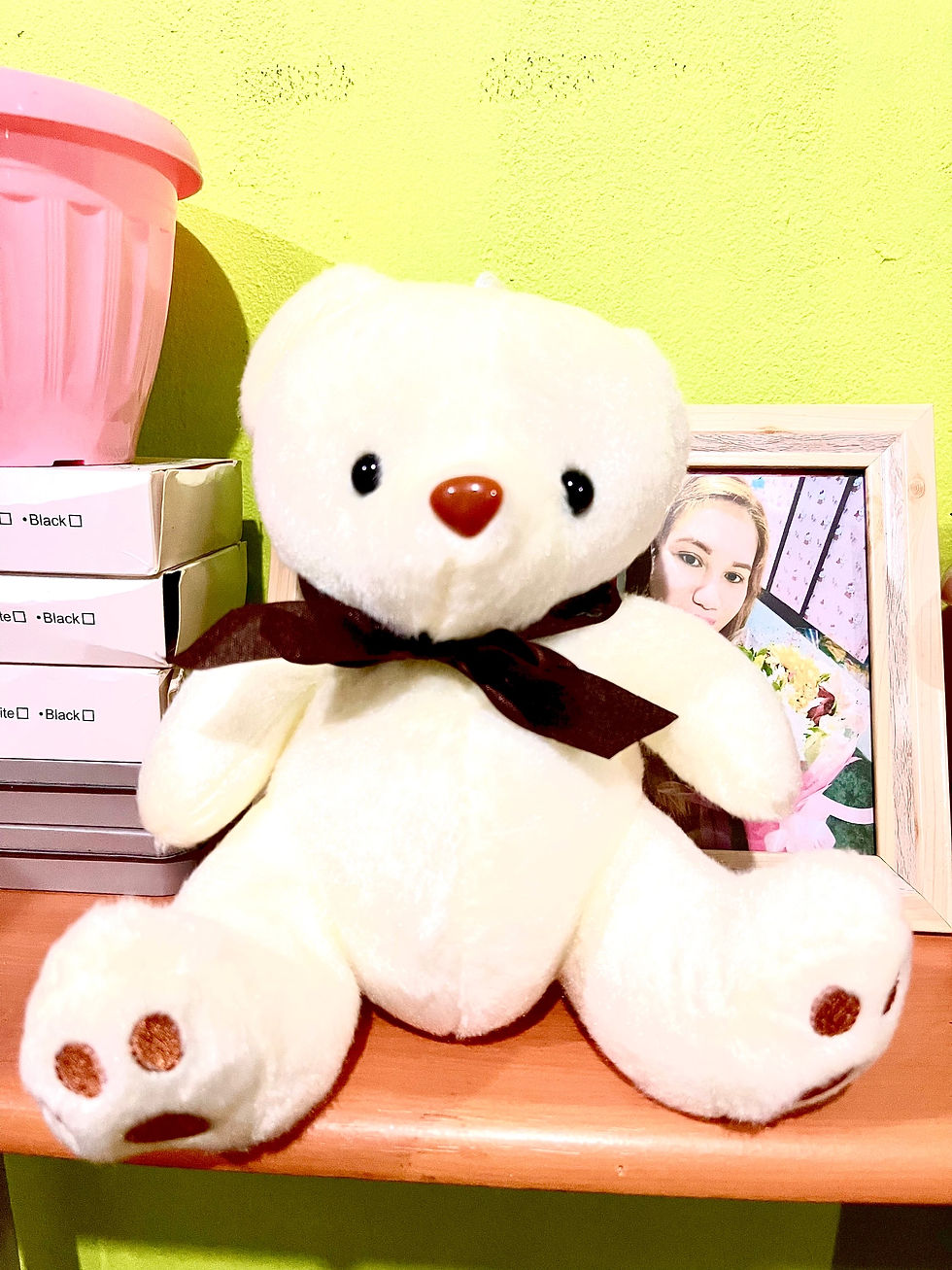 Small Teddy Bear - White