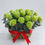 Thumbnail: Emerald Christmas Joy Basket - Christmas green roses basket
