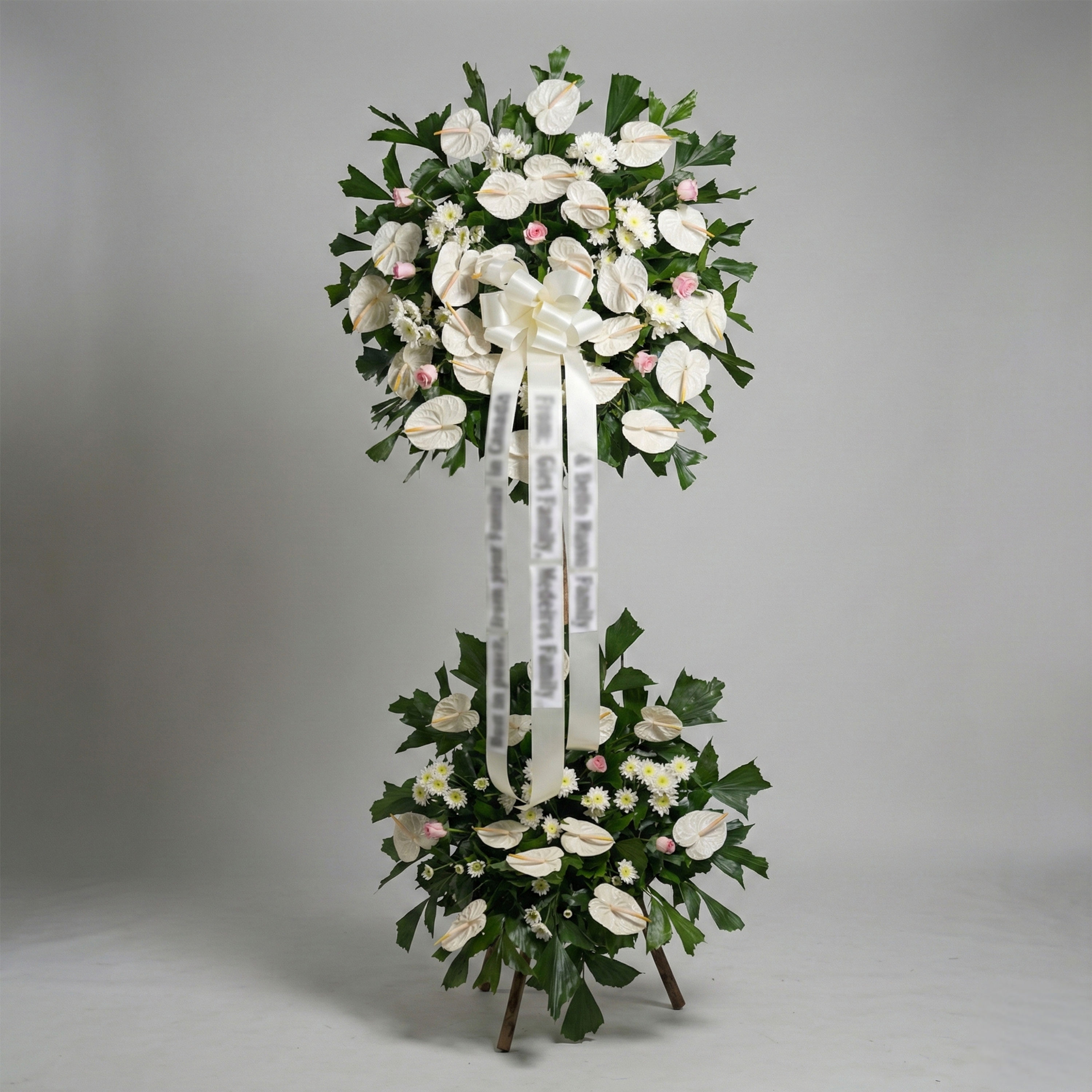 Classic Filipino Funeral Tribute Stand