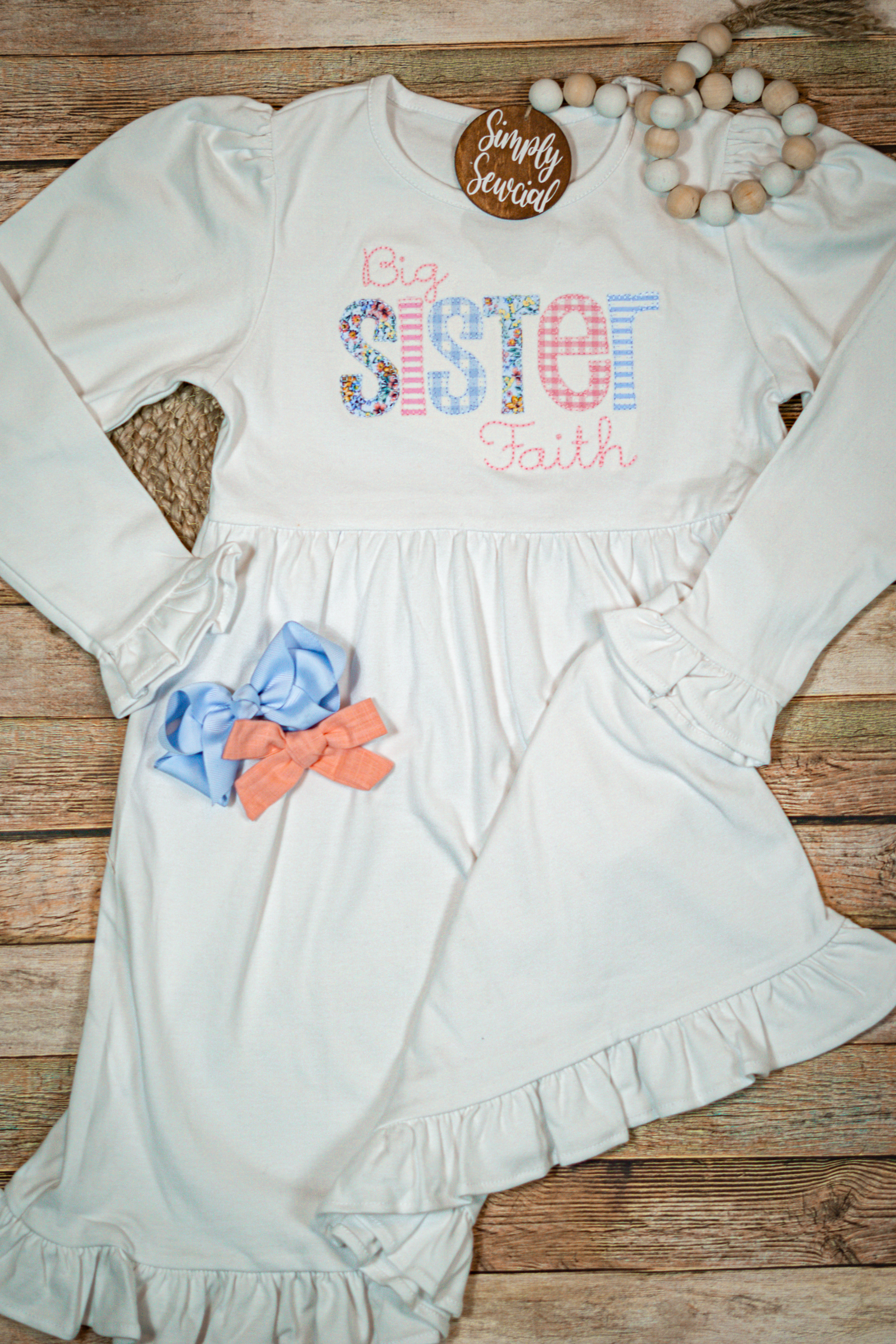 Big Sister Dress- Long Sleeve