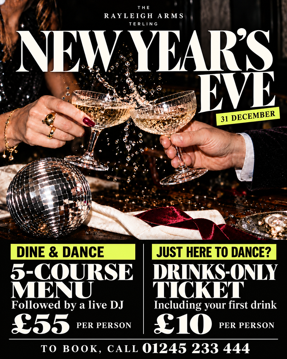 NEW YEARS EVE | LIVE DJ & 5 COURSE MEAL | 31 DEC