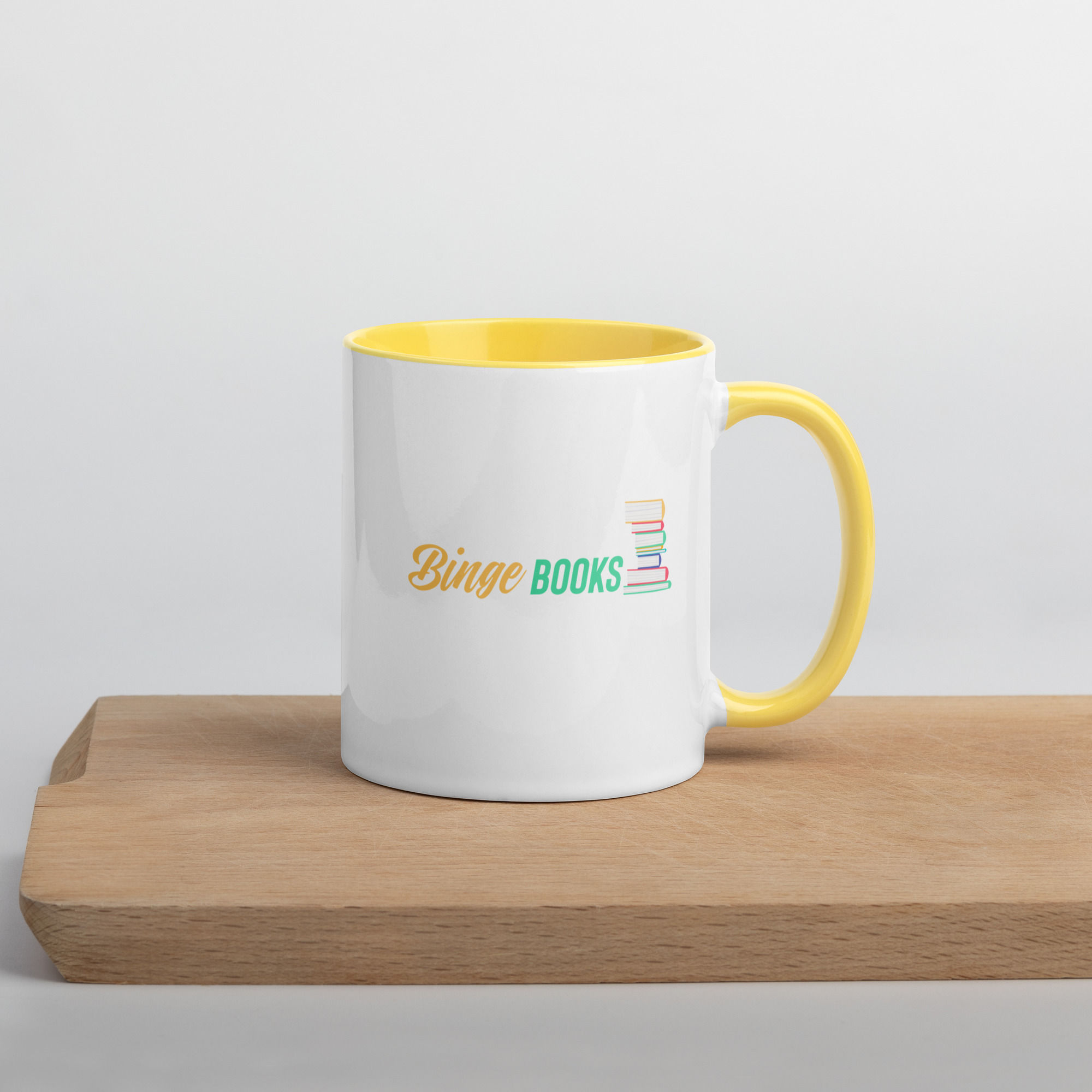 Mug with Color brary books binge book lover teacher school gift idea librarian