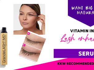 Grow your lashes the natural way- with vitamin infused lash enhancing serum