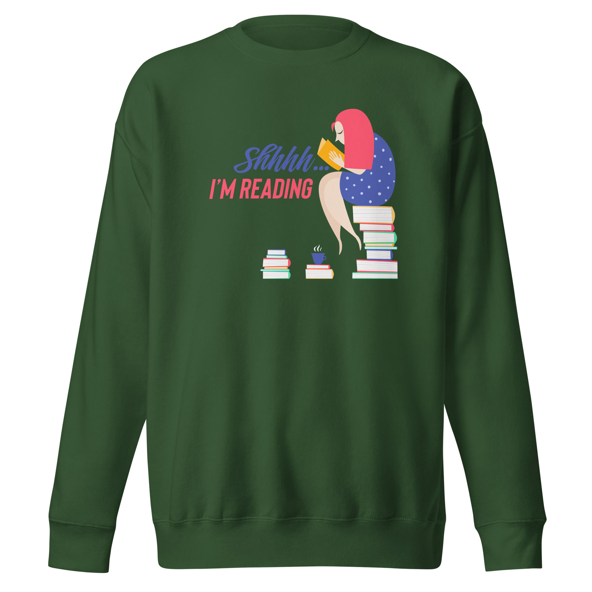Unisex Sweatshirt reading reader book lover library librarian teacher school