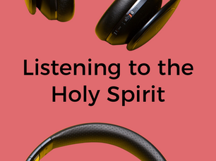 Listening to the Holy Spirit