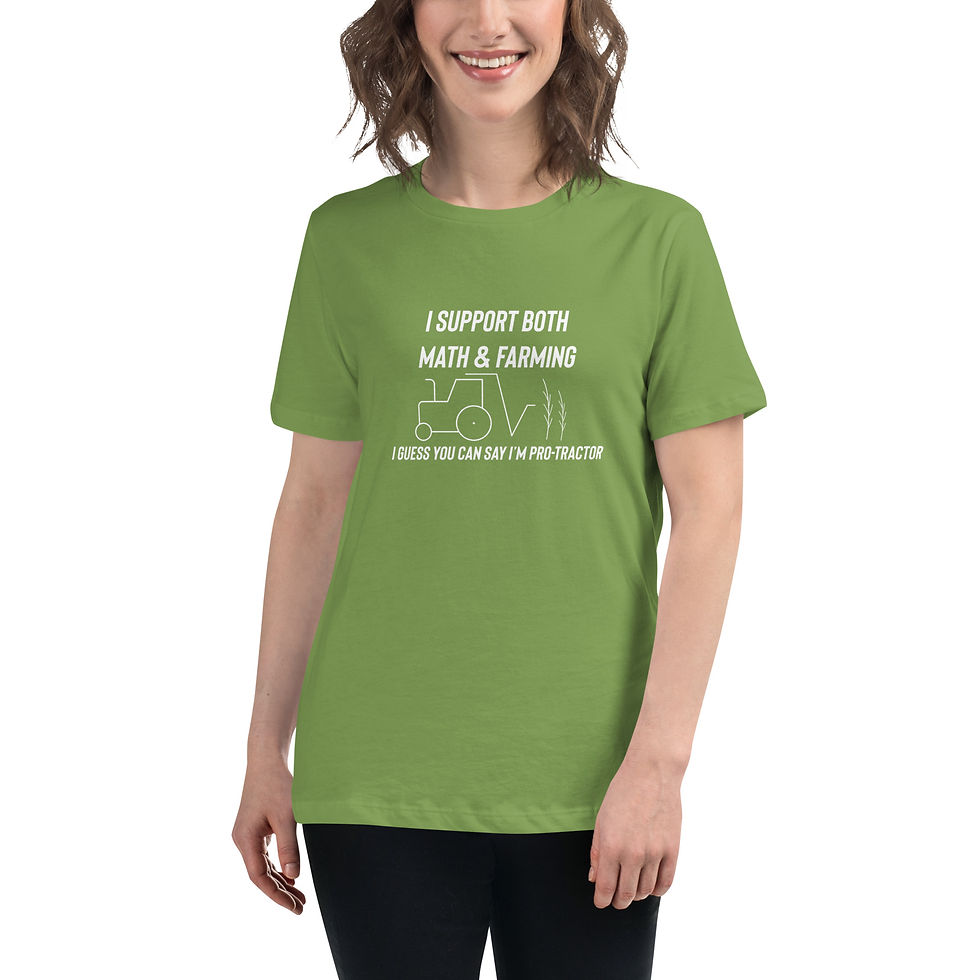 Thumbnail: Women's Relaxed T-Shirt- funny teacher  math graphic tee gifts for educator 