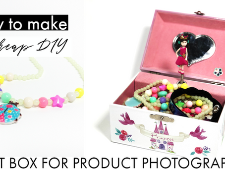 How to make a CHEAP DIY light box for product photography for your phone from the dollar tree