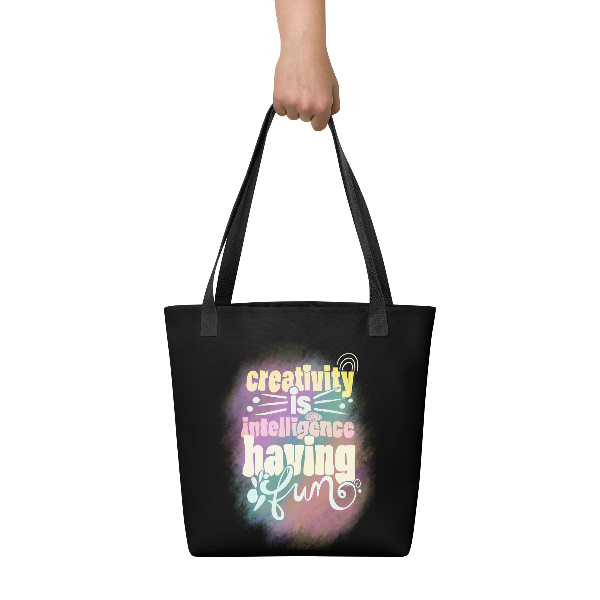 creativity is intelligence having fun inspirational motivation quote typography 