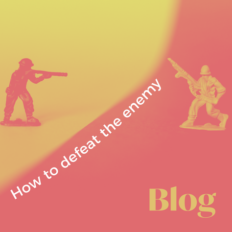 The secret of overcoming the enemy