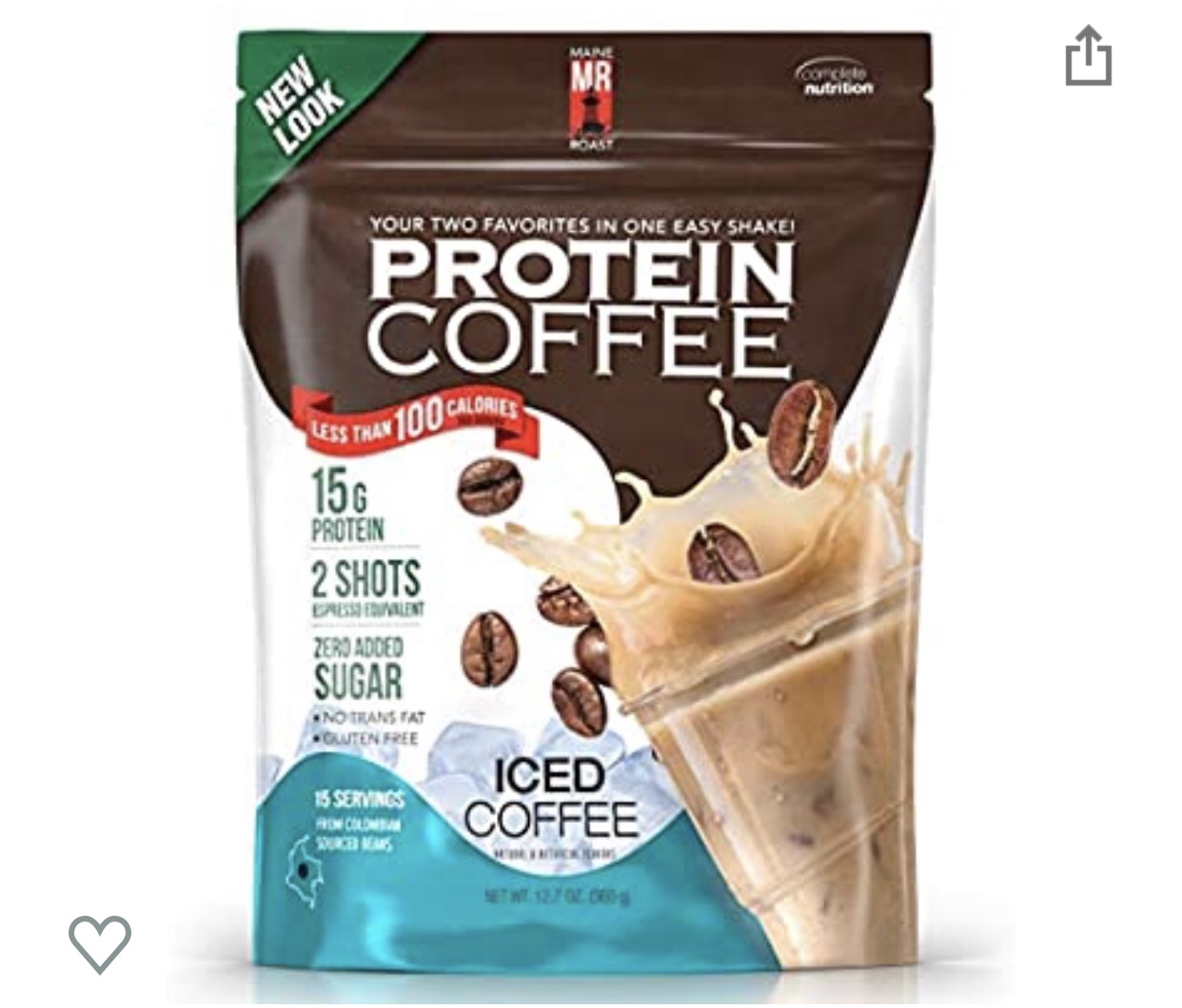 Prepost Workout Coffee Protein Mix ZERO Added Sugar only 8090