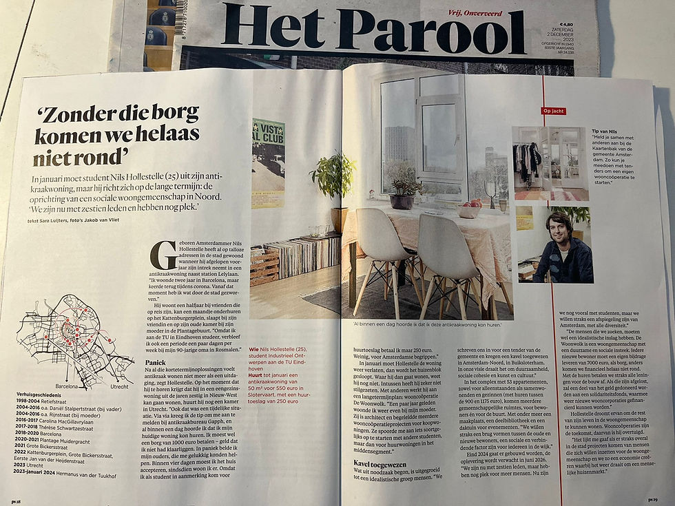 De Woonwolk in Het Parool