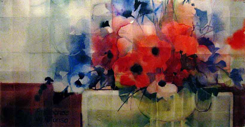 ANÉMONAS DE ALFONSO,30X53,acuarela,Arches300gm