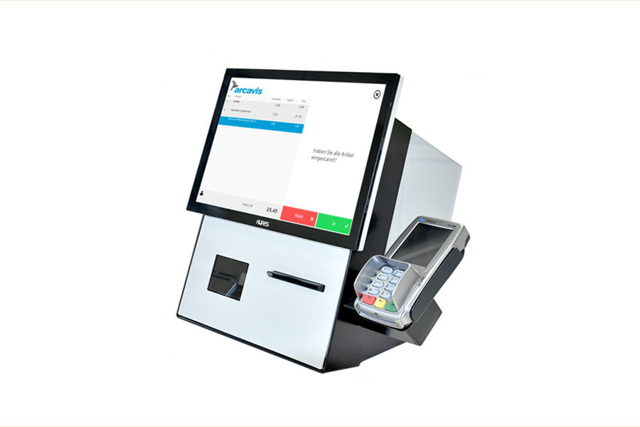 Arcavis Selfscanning Kasse für den Hofladen oder Selbstbedienungsstand