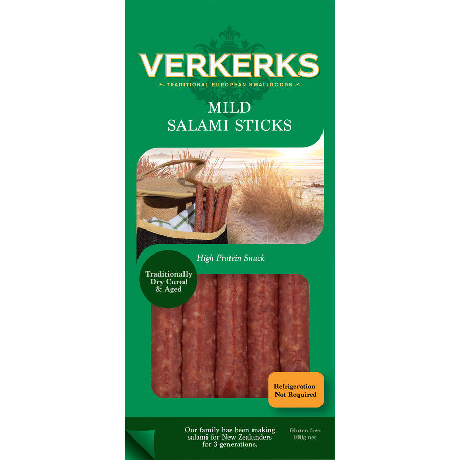 Verkerks Mild Salami Sticks 100g