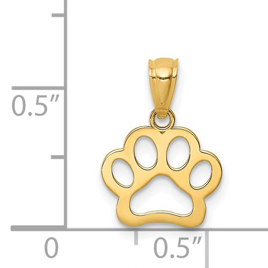 Thumbnail: Dog Paw 14K Gold
