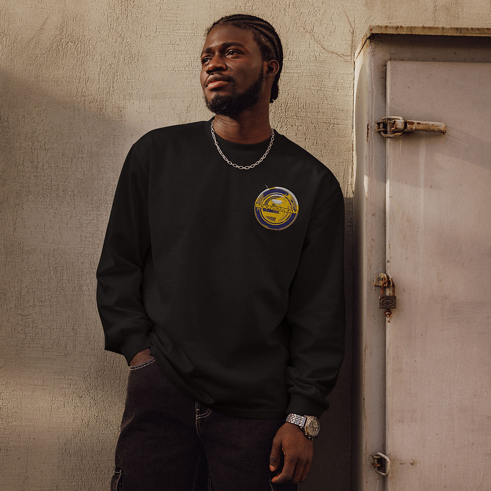 Thumbnail: Premium heavyweight long sleeve shirt LOGO EMBROID