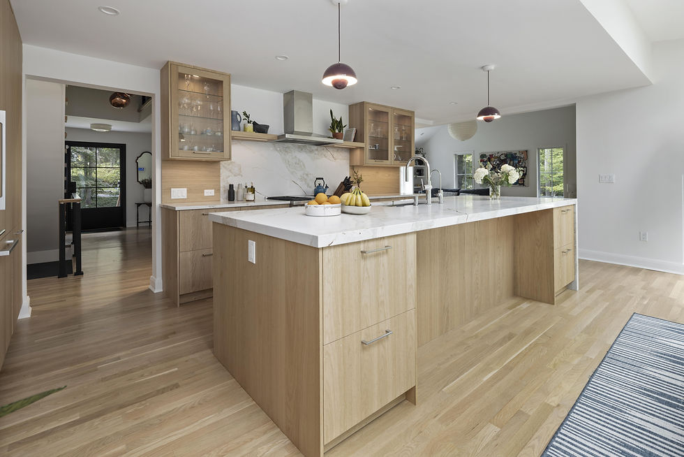 Bright and open kitchen cabinetry design showcasing German engineering.