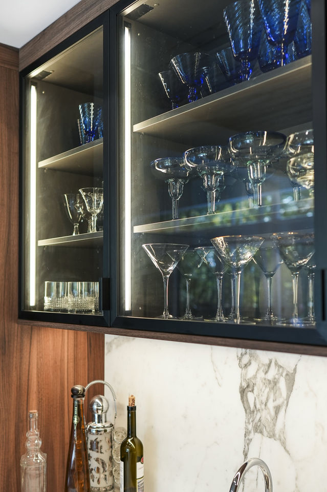 retro inspired kitchen by Leicht