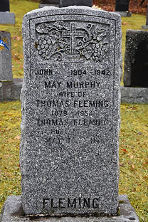 One of the tombstones from Ste-Brigitte-de-Laval