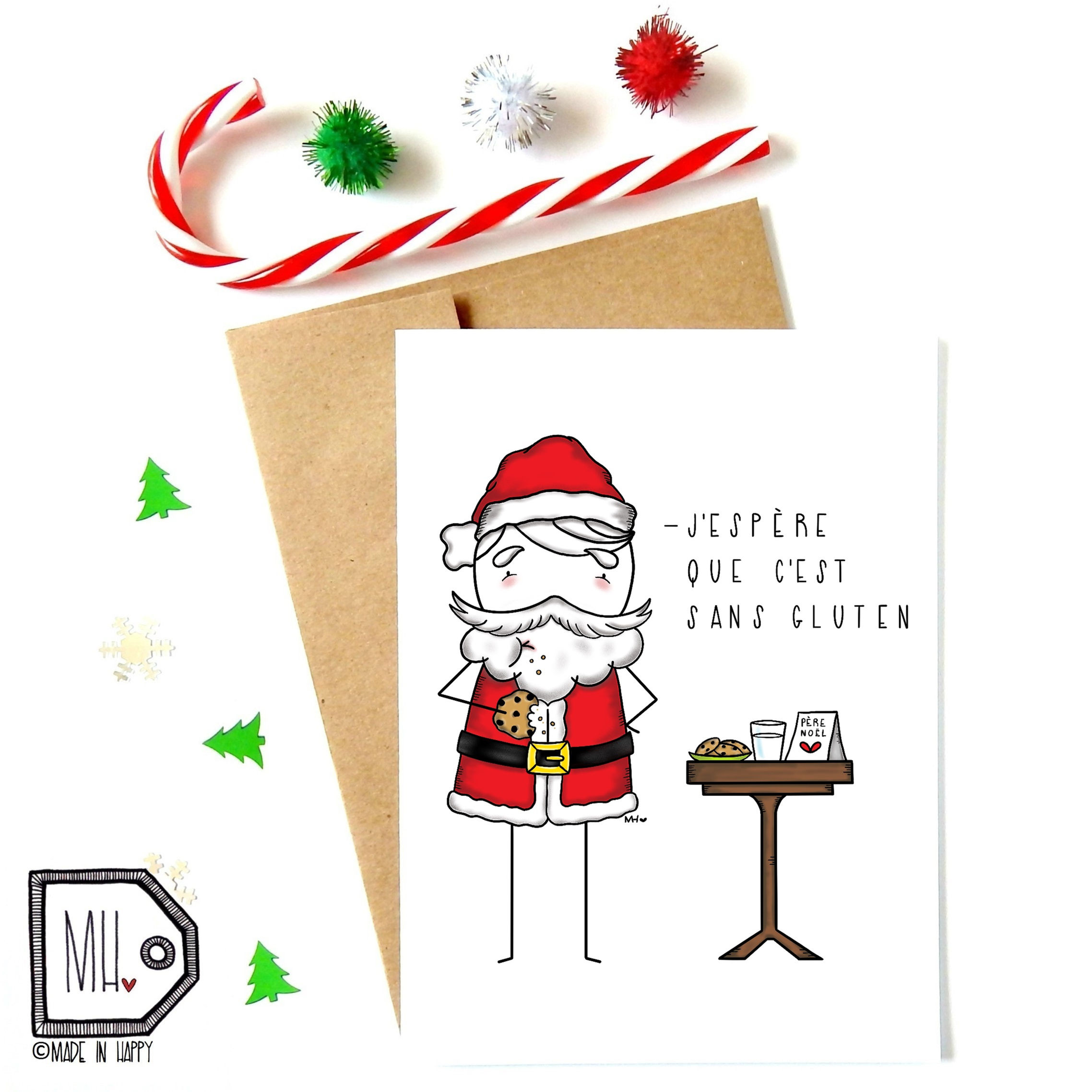 Père Noël sans gluten