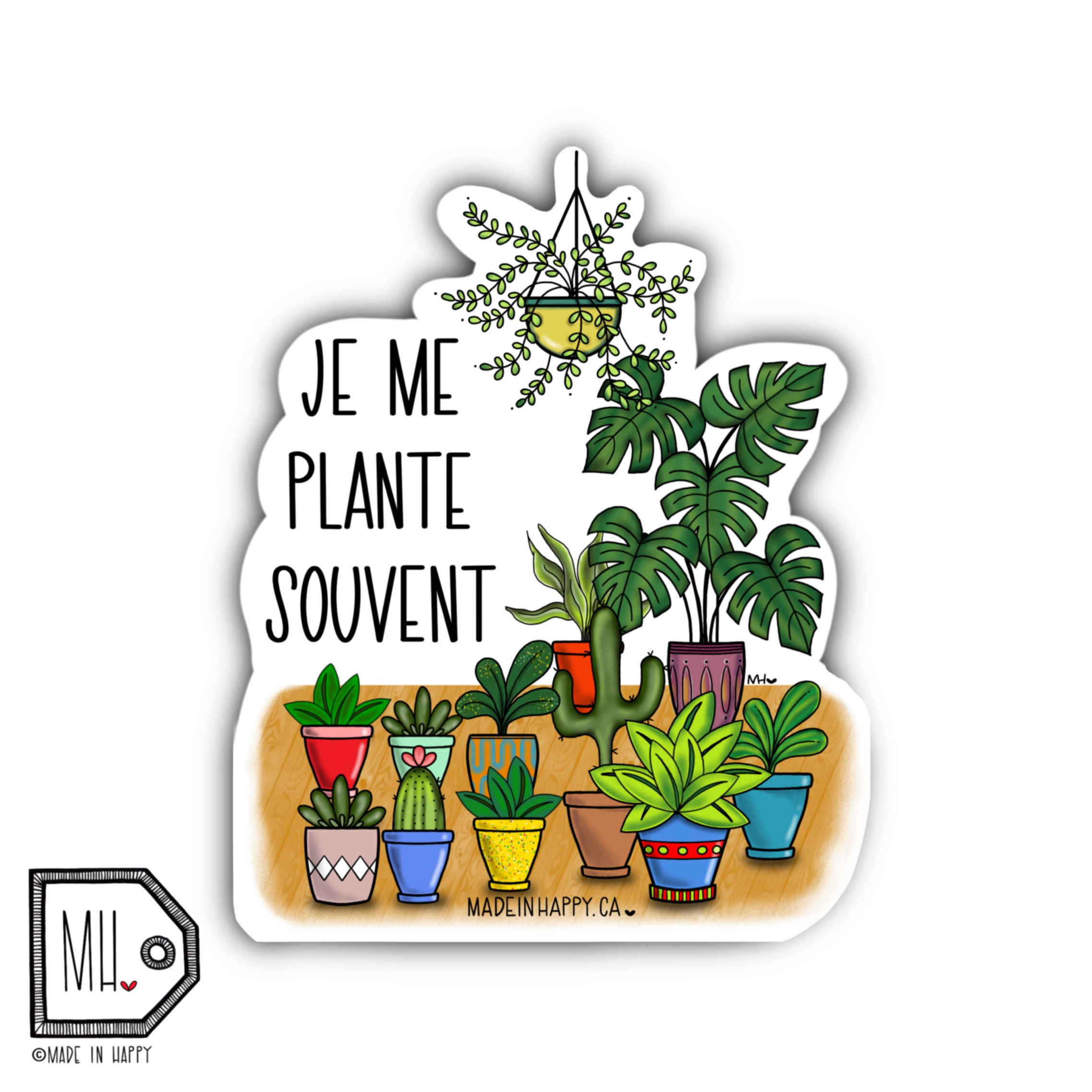 Je me plante souvent