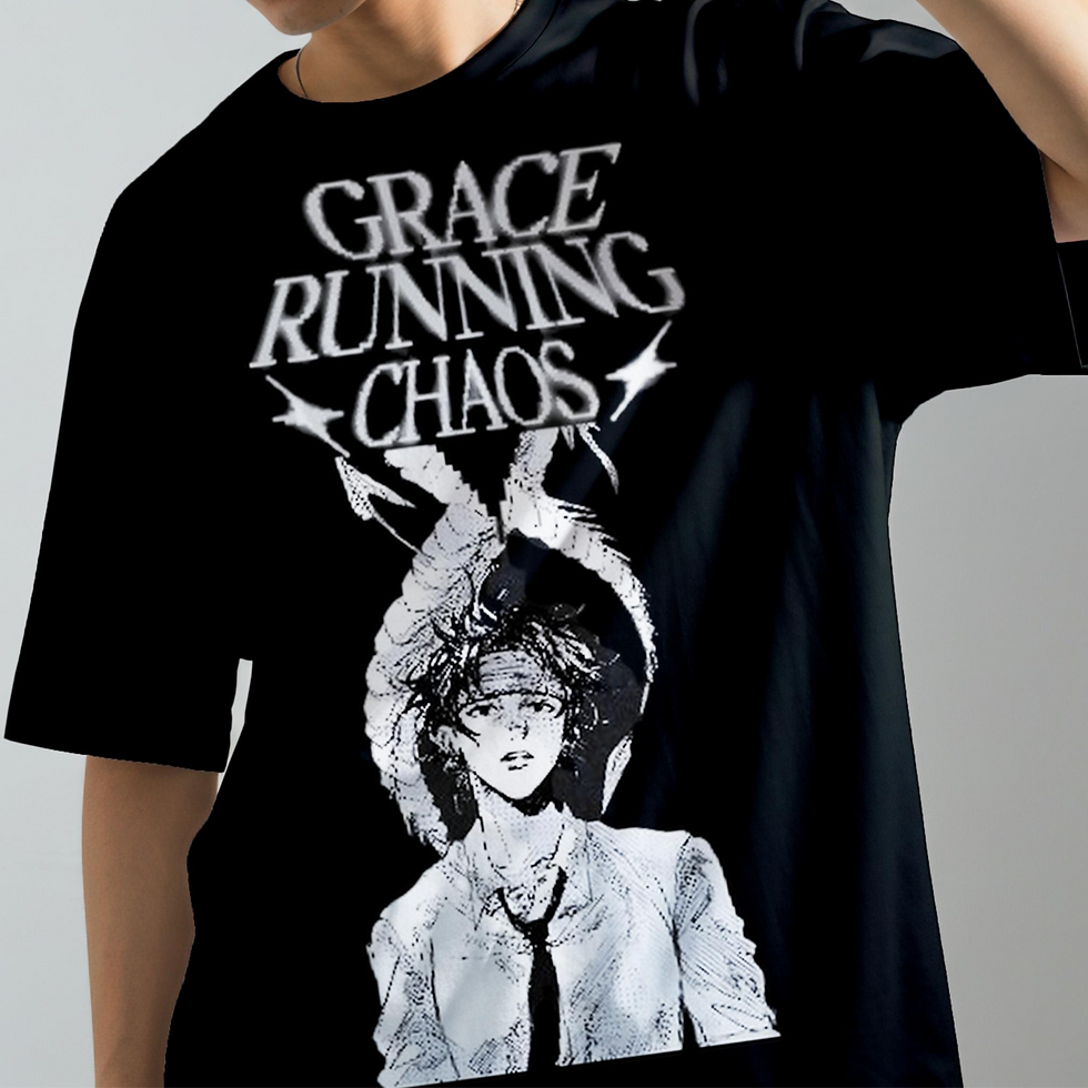 Thumbnail: Grace in Chaos: Chrollo Oversized T-Shirt