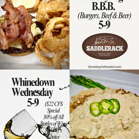 Three Nights, Three Vibes: Your Midweek Plans at Newton’s Saddlerack