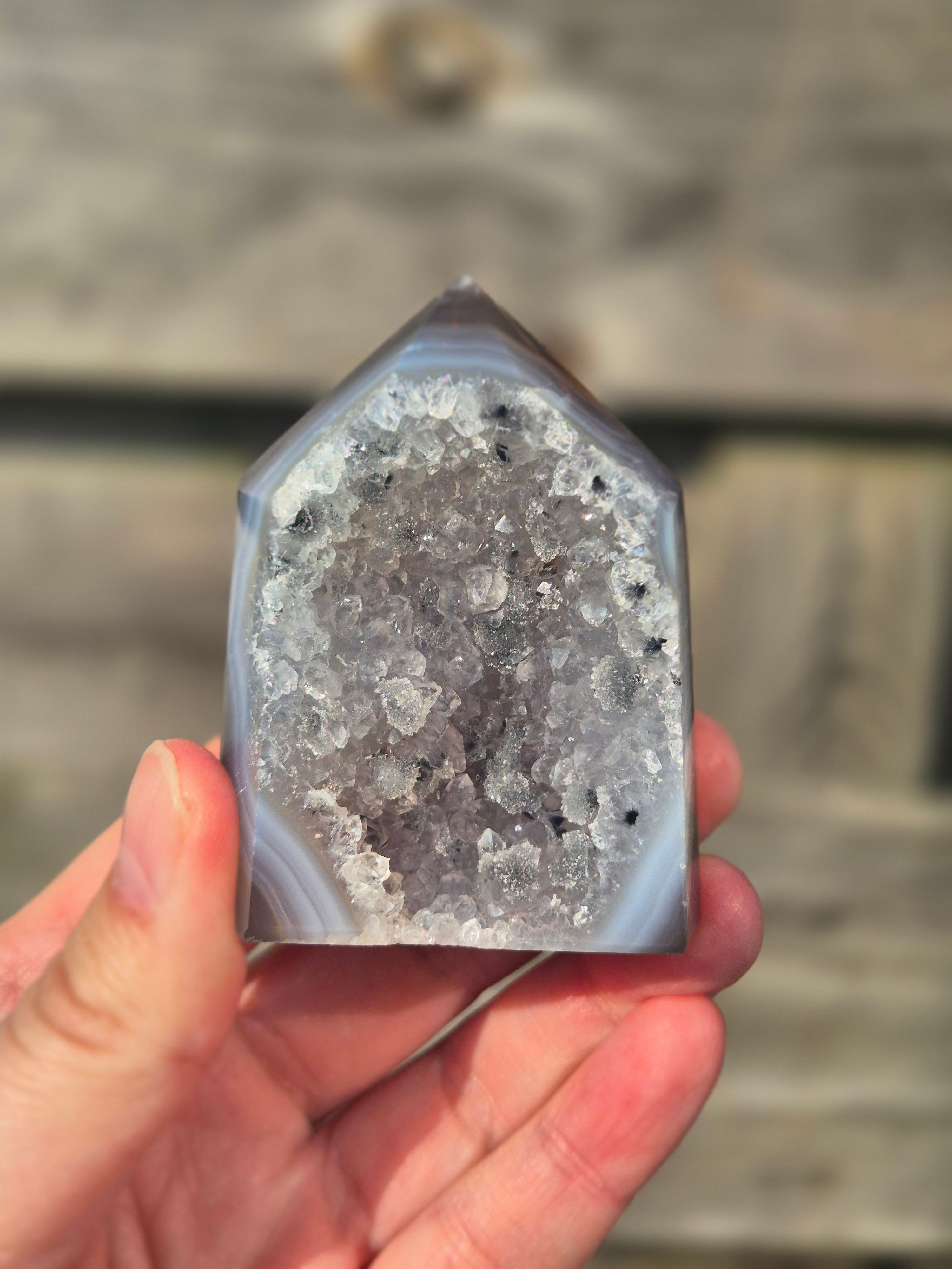 Druzy agaat toren 
