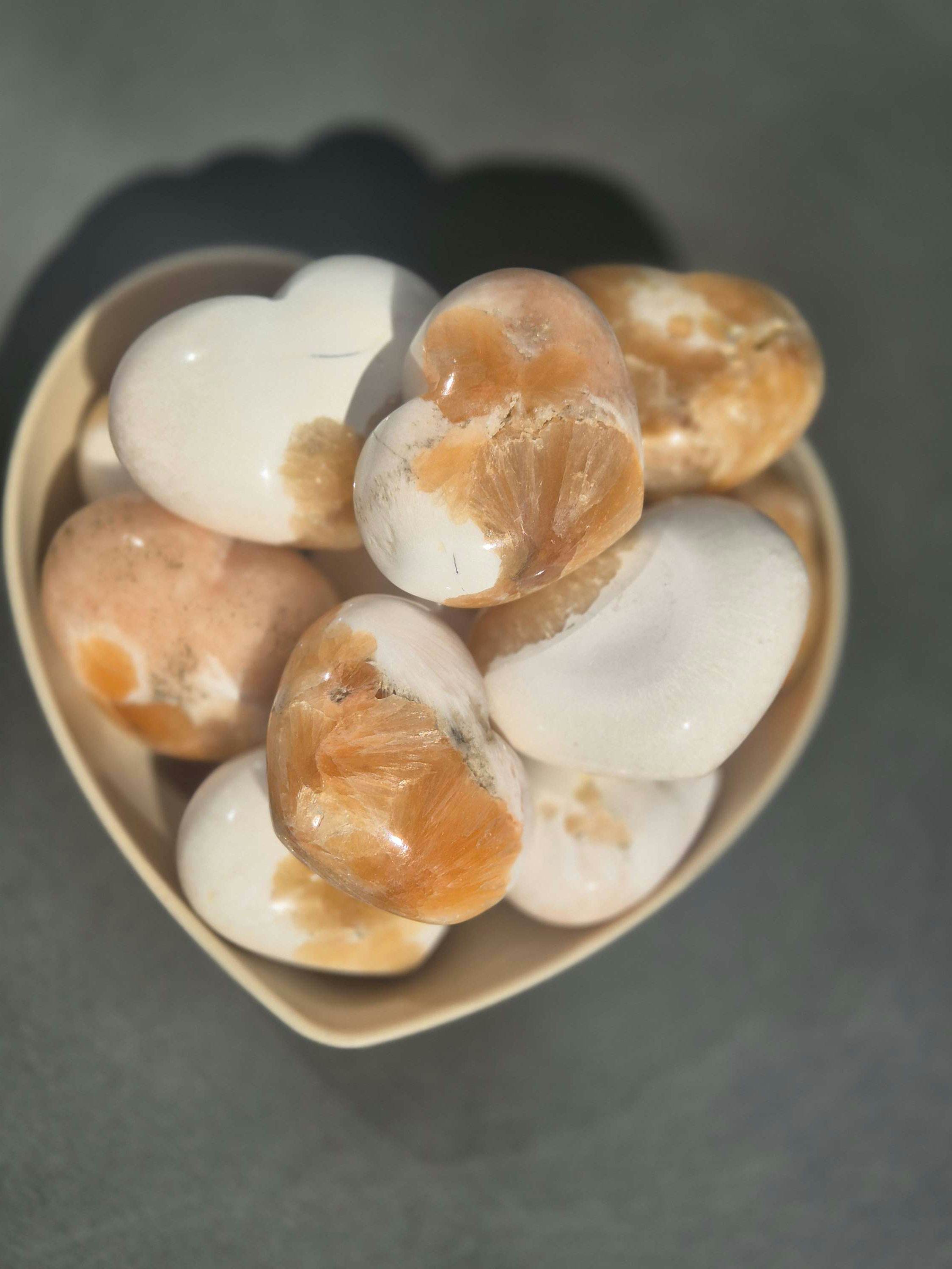 Stilbiet scoleciet hartjes