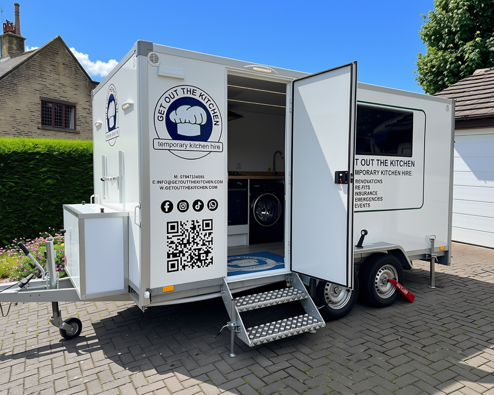 Mobile Kitchen Hire UK trailer for temporary events