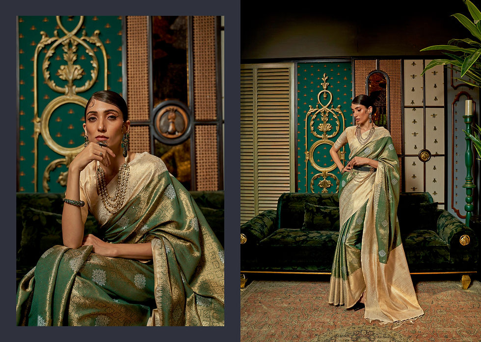 Thumbnail: Pink Designer Saree For Women, Bridal Saree, Sarees For Wedding Reception, Banarasi Kashmiri Saree, Silk Sarees, Pethani