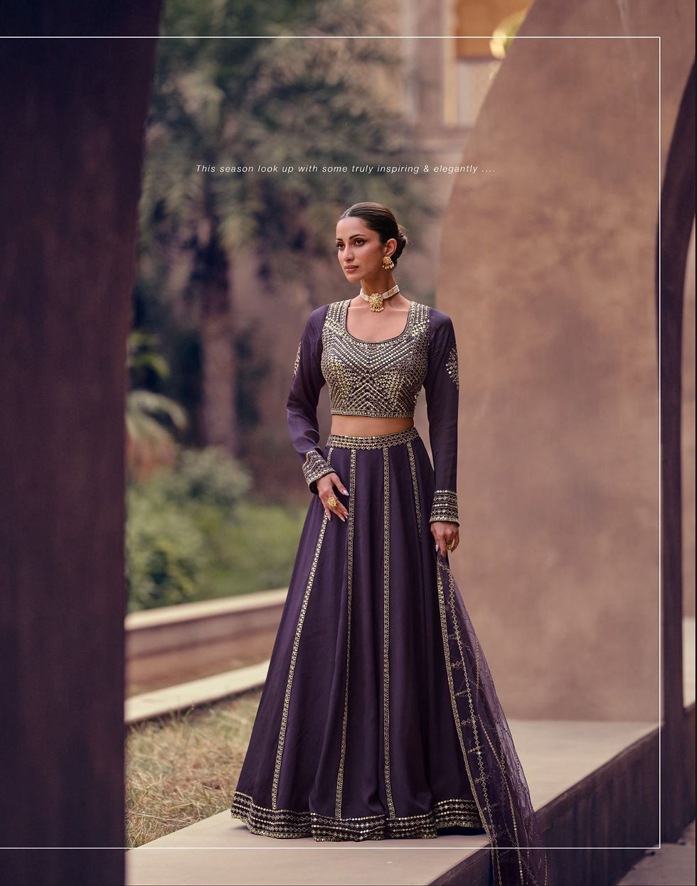 Thumbnail: Bridal Sarees, Party Wear, Bollywood, Kanjivaram Saree, Net, Lehenga, Printed, Half Sarees, Chikankari, Bandhani, Georgette,