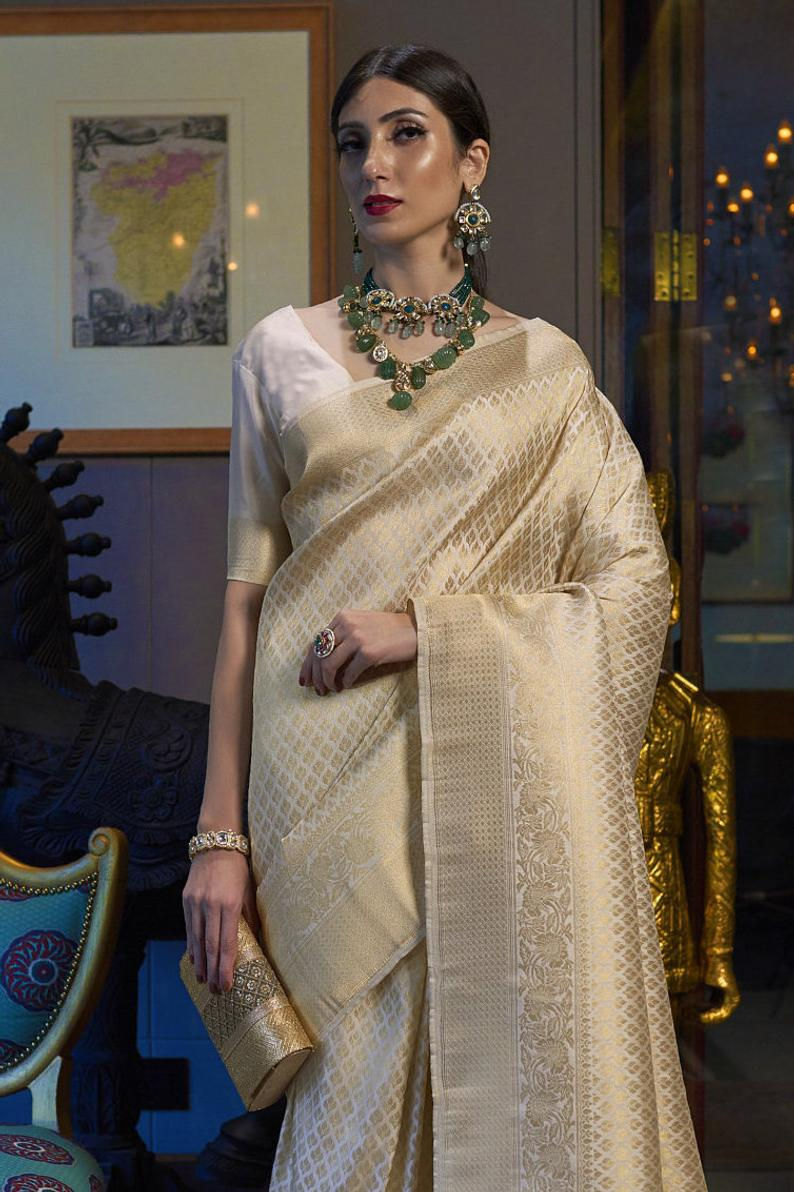 Thumbnail: Buy saree online, Sari, Saree, Sarees, Silk Saree, blouse designs for silk saree, saree draping, patola saree, sari saree