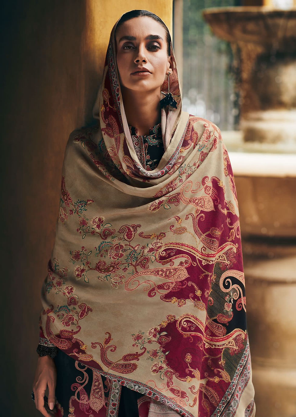 Thumbnail: Cotton Salwar Suit, Pakistani Suits, Designer Pashmina, Dress, Party wear, Suits,  Sharara, Indo western, Anarkali Dress