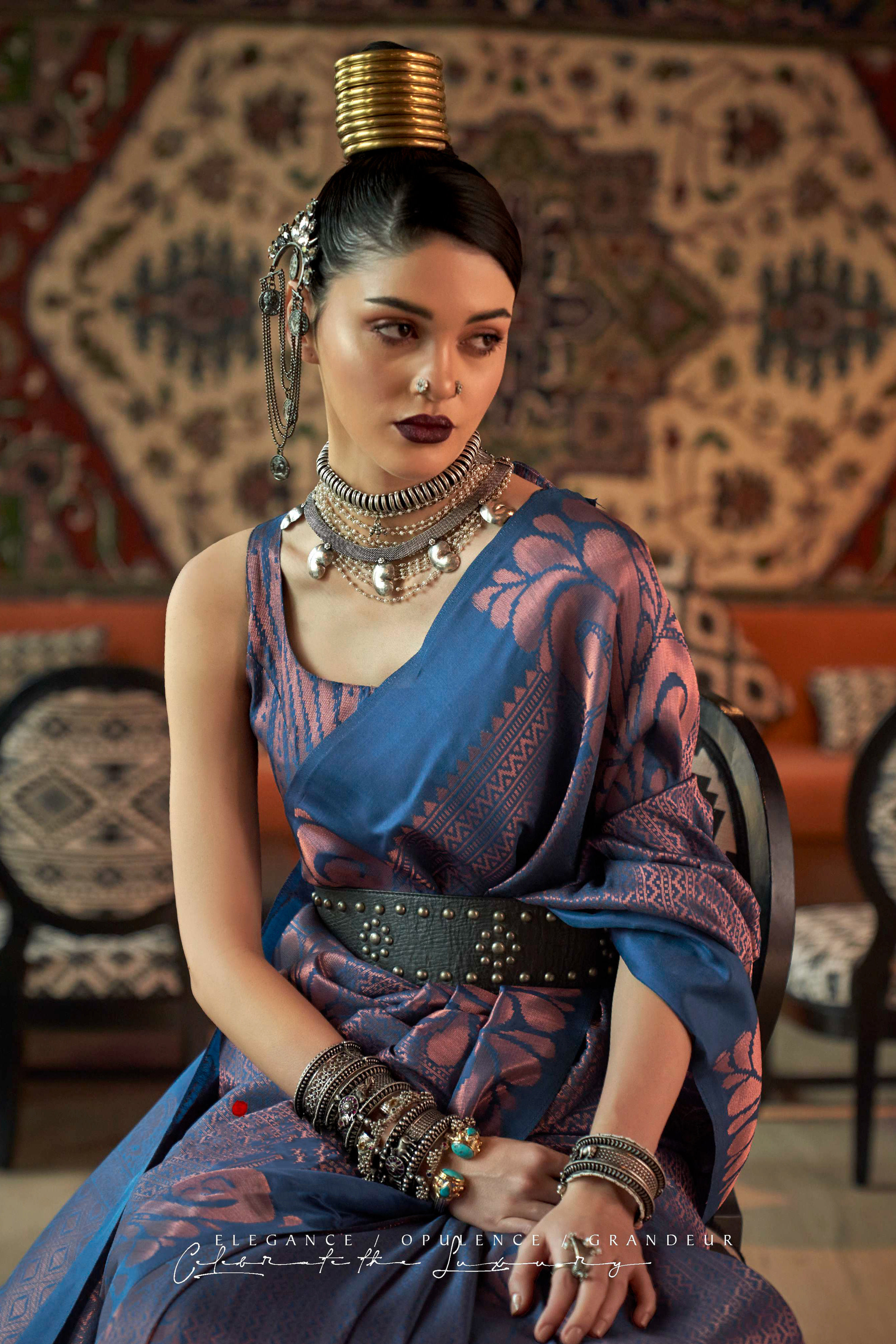 Pink Designer Saree For Women, Bridal Saree, Sarees For Wedding Reception, Banarasi Kashmiri Saree, Silk Sarees, Pethani