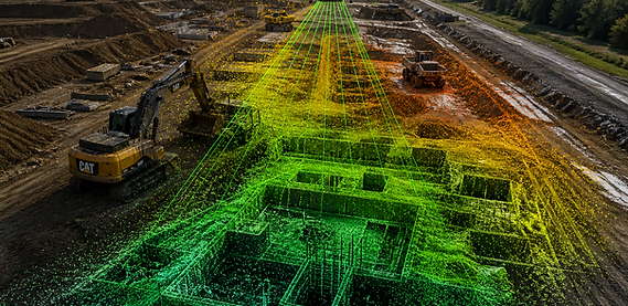 Real-world LiDAR drone mapping showing terrain and vegetation captured with high-density point cloud data for surveying and land analysis in Minnesota