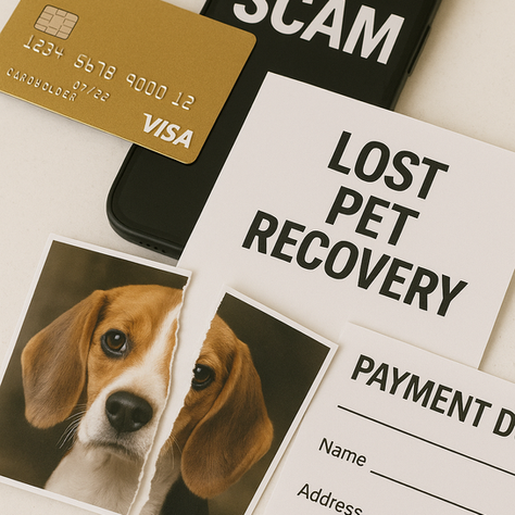 🛑 WARNING! How to Spot a Pet recovery scam – And How to Protect Yourself!