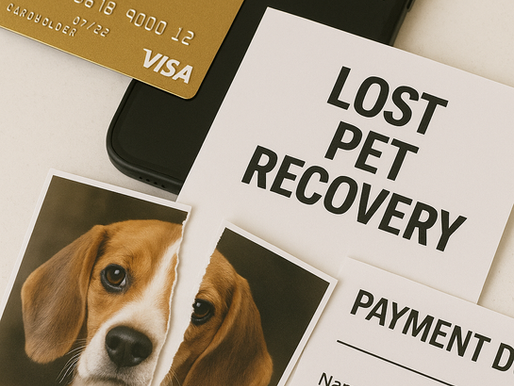 🛑 WARNING! How to Spot a Pet recovery scam – And How to Protect Yourself!