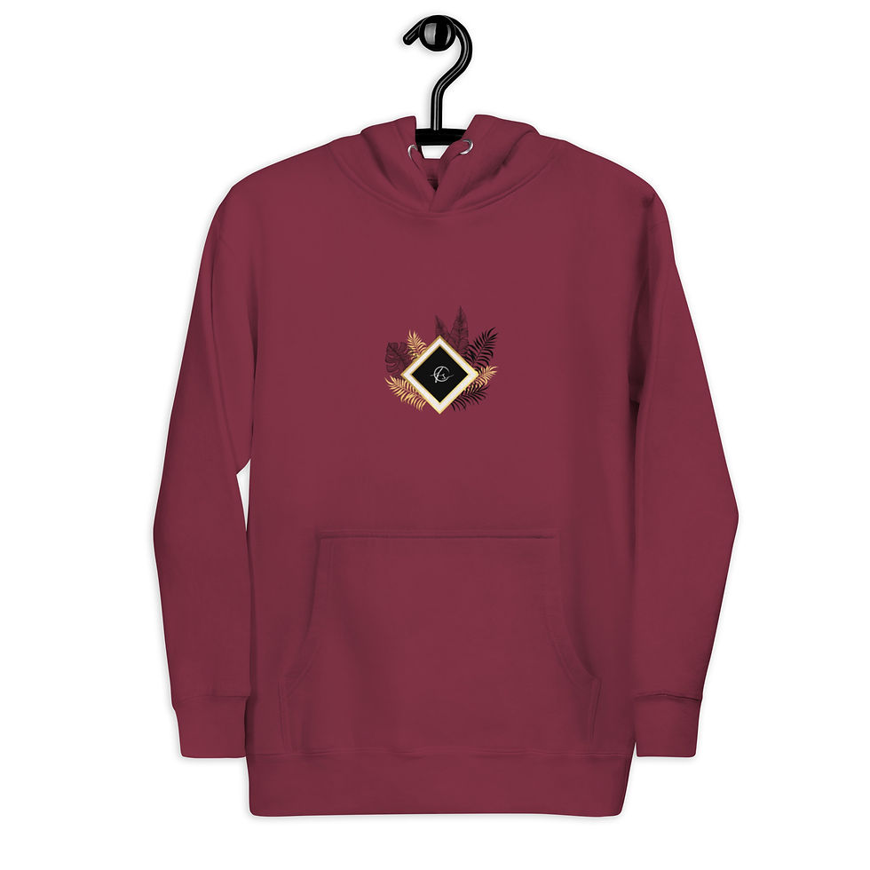 Miniaturbild: Unisex Hoodie Maroon